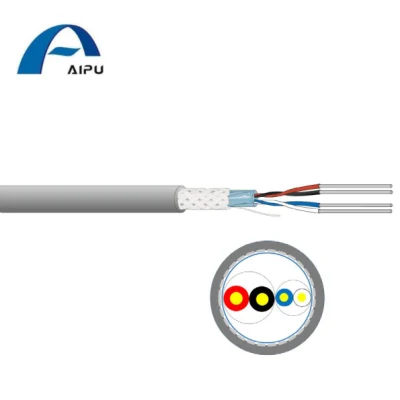 Силовой кабель оборудования Aipu для подключения различного промышленного оборудования, интегрированный с парой питания и парой данных, вместе кабель Поставщик кабеля IDC