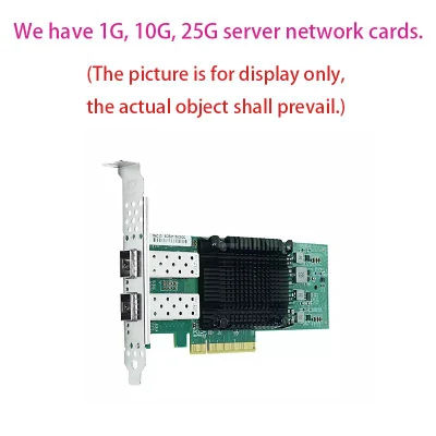 Серверная сетевая карта Intel X710, 10 ГБ, оптический порт, двухпортовый SFP+, сетевая карта Pcie 3.0X8